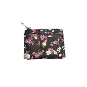 Steve Madden Black & Floral Wallet